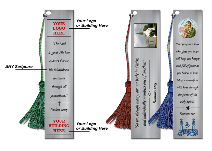 Custom Pewter Bookmarks